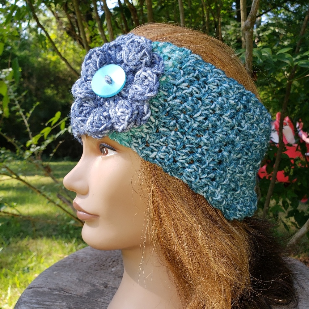 💙Handmade headband/earwarmers